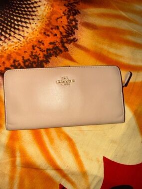 Coach Butterscotch Large Wallet - Coach Leather Wristlet Wallet